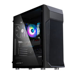 Zalman Z1 Plus ATX Mid Tower PC Case Pre-installed 2 x 120mm blue LED fan in front 1 Midi Tower Noir