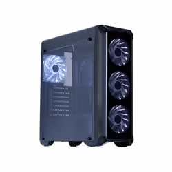 Zalman i3 Edge Midi-Tower - schwarz - Midi/Minitower - ATX, Midi Tower, PC, Noir, ATX, micro ATX, Mini-ITX, Plastique, Acier, ...