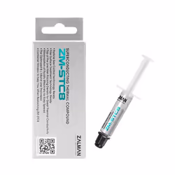 Zalman ZM-STC8, 8,3 W/m·K, Oxyde d'aluminium, Oxyde de zinc, Silicone, Gris, 350-480 Pa.s, -40 - 200 °C, 66 mm