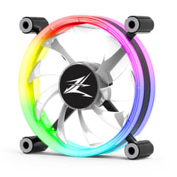 Zalman ZM-LF120 système de refroidissement d’ordinateur Boitier PC Ventilateur 12 cm Noir, Blanc