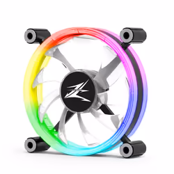 Zalman ZM-LF120 système de refroidissement d’ordinateur Boitier PC Ventilateur 12 cm Noir, Blanc