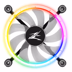 Zalman ZM-LF120 système de refroidissement d’ordinateur Boitier PC Ventilateur 12 cm Noir, Blanc