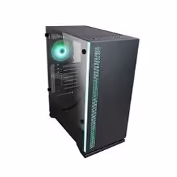 Zalman S5 Black, Midi Tower, PC, Noir, ATX, micro ATX, Mini-ITX, Plastique, Acier, Verre trempé, Bleu, Vert, Rouge