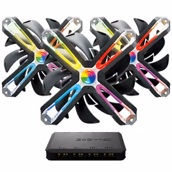 Zalman ZM-SF120A3, Ventilateur, 12 cm, 800 tr/min, 1500 tr/min, 28 dB, 54 cfm