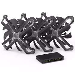 Zalman ZM-SF120A3 système de refroidissement d’ordinateur Boitier PC Ventilateur 12 cm Noir