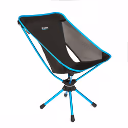 Helinox Swivel Chaise de camping 4 pieds Noir, Bleu