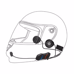 Sena SMH10R interphone pour moto Noir