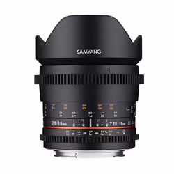 Samyang 16mm T2.6 VDSLR ED AS UMC, Objectif large, 14/11