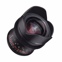 Samyang 16mm T2.6 VDSLR ED AS UMC SLR Objectif large Noir