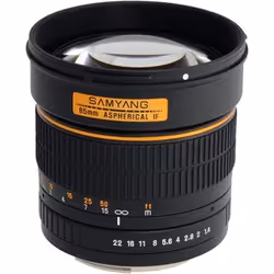 Samyang 85mm f/1.4 IF MC Aspherical, Téléobjectif, 9/7