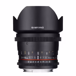 Samyang 10mm T3.1 ED AS NCS CS VDSLR SLR Objectif ultra large Noir