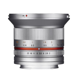 Samyang 12mm F2.0 NCS CS SLR Objectif large Argent