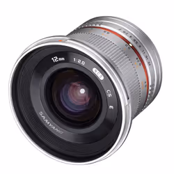 Samyang 12mm F2.0 NCS CS SLR Objectif large Argent
