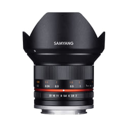 Samyang 12mm F2.0 NCS CS SLR Objectif large Noir