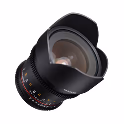 Samyang 10mm T3.1 VDSLR ED AS NCS CS II SLR Objectif ultra large Noir