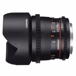 Samyang 10mm T3.1 VDSLR ED AS NCS CS II SLR Objectif ultra large Noir - Vue supplémentaire 5