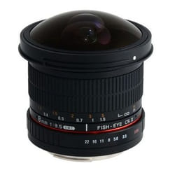Samyang 8mm f/3.5 Asph IF MC Fisheye CSII DH SLR Objectif large "fish eye" Noir