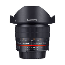 Samyang 8mm F3.5 UMC Fish-Eye CS II SLR Objectif large Noir
