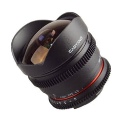 Samyang 8mm T3.8 VDSLR MC SLR Objectif large "fish eye" Noir