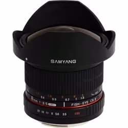 Samyang 8mm f/3.5 Asph IF MC Fisheye CSII SLR Objectif large "fish eye" Noir - Vue supplémentaire 4