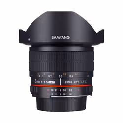 Samyang 8mm F3.5 UMC Fish-Eye CS II SLR Objectif large Noir