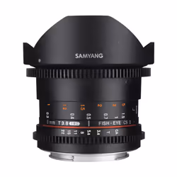 Samyang 8mm T3.8 Fisheye CS II UMC VDSLR (Sony E-Mount) SLR Objectif large "fish eye" Noir