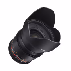 Samyang 16mm T2.2 VDSLR ED AS UMC CS II SLR Objectif large Noir
