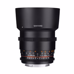 Samyang 85mm T1.5 VDSLR AS IF UMC II SLR Noir