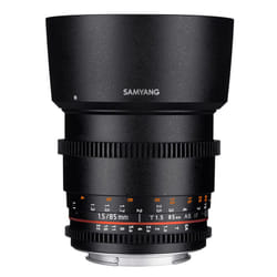Samyang 85mm T1.5 VDSLR AS IF UMC II, Sony E-Mount SLR Téléobjectif Noir