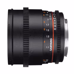 Samyang 85mm T1.5 VDSLR AS IF UMC II, Sony E-Mount SLR Téléobjectif Noir