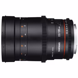Samyang 135MM T2.2 VDSLR Nikon F SLR Téléobjectif Noir