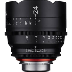 Samyang XEEN 24mm T1.5 Cinema Lens, PL Mount SLR Objectif de cinéma Noir