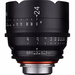 Samyang XEEN 24mm T1.5, Objectif de cinéma, Sony E