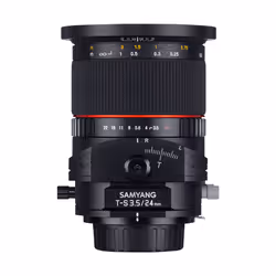 Samyang Tilt/Shift 24mm f/3.5 ED AS UMS, Nikon AE SLR Objectif large Noir - Vue supplémentaire 4