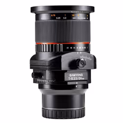 SAMYANG Objectif 24mm Tilt-shift f/3,5 ED AS UMC décentrement compatible avec Sony FE