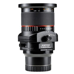 SAMYANG Objectif 24mm Tilt-shift f/3,5 ED AS UMC décentrement compatible avec Sony FE