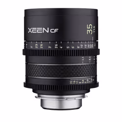 Samyang CFX35-C, Objectif de cinéma, Canon EF