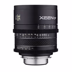 Samyang CFX35-C lentille et filtre d'appareil photo MILC Objectif de cinéma Noir