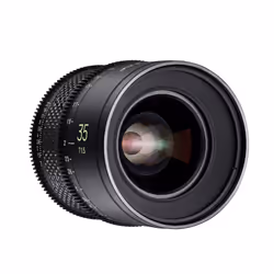 Samyang CFX35-C lentille et filtre d'appareil photo MILC Objectif de cinéma Noir