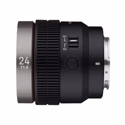 Samyang SYCAF24-NEX MILC Objectif de cinéma Noir, Gris