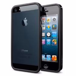 Spigen SGP10093, Coque, Apple, Apple iPhone 5s / 5, 10,2 cm (4"), Noir