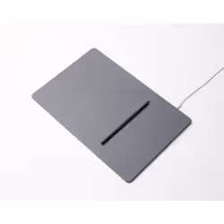 POUT Tapis de souris avec charge rapide sans fil HANDS 3 PRO couleur grise