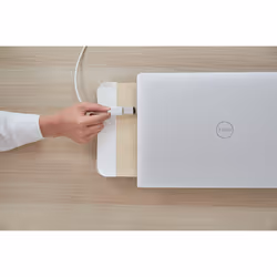 POUT Support de moniteur avec chargeur rapide et charge sans fil pour les appareils 3-en-1 EYES 8 couleur blanche