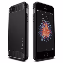 Spigen 041CS20167, Housse, Apple, iPhone SE, Noir