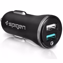Spigen F27QC, Auto, Allume-cigare, 5 V, Noir