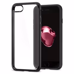 Spigen Ultra Hybrid 2, Housse, Apple, iPhone 7, 11,9 cm (4.7"), Noir, Transparent
