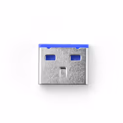Smartkeeper UL03P2DB bloqueur de port USB Type-A Bleu Plastique 100 pièce(s)