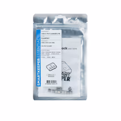 Smartkeeper CL04P1GY, Bloqueur de port, USB Type-C, Gris, Plastique, 10 pièce(s), Sac en polyéthylène