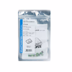 Smartkeeper CL04P1GN, Bloqueur de port, USB Type-C, Vert, Plastique, 10 pièce(s), Sac en polyéthylène