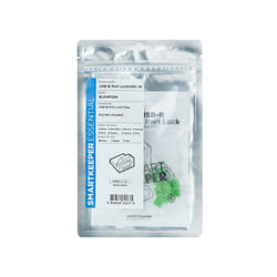 Smartkeeper BL04P1GN bloqueur de port USB Type-B Vert Plastique 10 pièce(s)